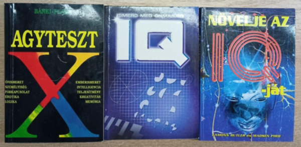 3 db IQ knyv: Agyteszt - IQ tesztek - Nvelje az IQ-jt