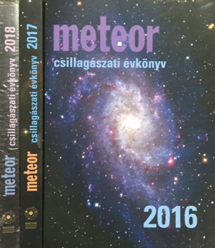 Meteor Csillagszati vknyv 2016, 2017, 2018 (3 ktet)