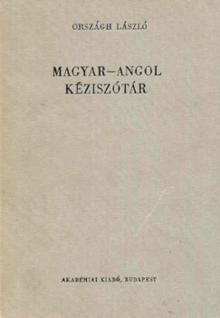 Magyar-angol kéziszótár