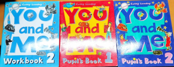 3 db You and Me: Pupil's Book 1-2. + Workbook 2.