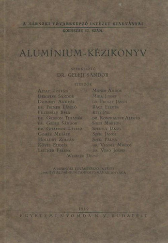 Alum�nium-k�zik�nyv