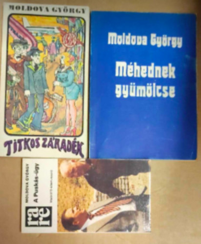 3 db Moldova Gyrgy knyv : A Pusks-gy - Titkos zradk - Mhednek gymlcse