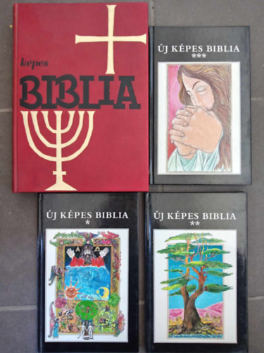 Kpes Biblia - Szemelvnyes szentrsi szvegek fiataloknak + j kpes biblia 1-3. (Az testamentum els s msodik rsze + az jtestamentum)