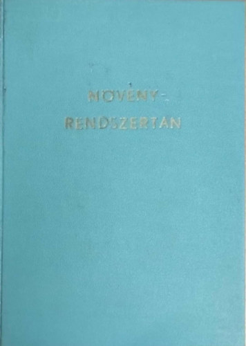 Fejl�d�st�rt�neti n�v�nyrendszertan (Egyetemi tank�nyv)