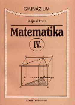 Hajnal Imre - Matematika IV. NT-13455