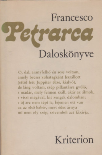 Francesco Petrarca - Francesco Petrarca dalosk�nyve
