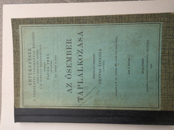 Az �sember t�pl�lkoz�sa