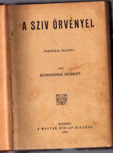 A sziv rvnyei (1906)