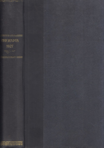 Therapia (A gyakorl� orvos lapja) (1927-es �vfolyam egybek�tve, janu�r-december)