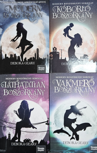 Modern boszorkny sorozat I-IV.:  Modern boszorkny + Lthatatlan boszorkny + Kborl boszorkny +  Vakmer boszorkny (TELJES SOROZAT)
