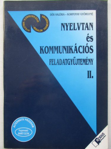 Nyelvtan s kommunikcis - feladatgyjtemny II. OT-0702
