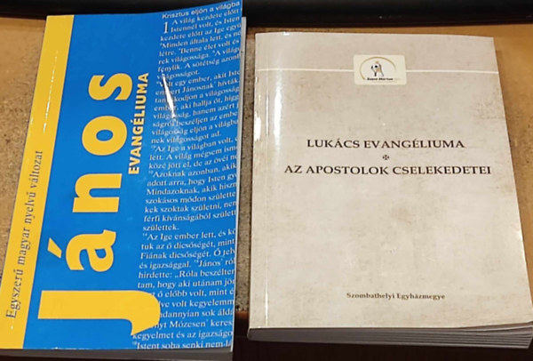 Jnos evangliuma (Egyszer magyar nyelv vltozat) + Lukcs evangliuma - Az apostolok cselekedetei (2 ktet)