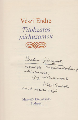 Titokzatos p�rhuzamok Dedik�lt!!