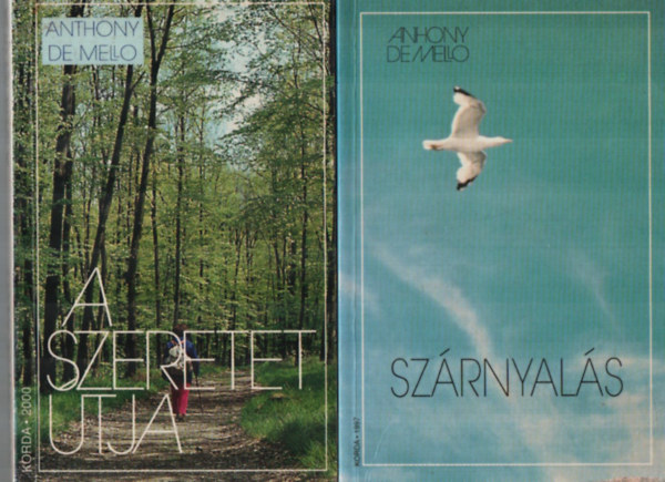 2 db Anthony de Mello egytt: A szeretet utja, Szrnyals.