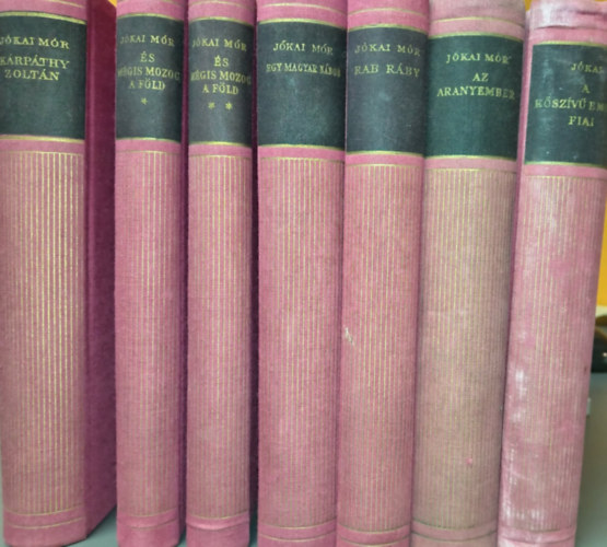 Aranyk�nyvt�r sorozat (J�kai M�r):A k�sz�v� ember fiai / Az aranyember / Rab R�by / Egy magyar n�bob / �s m�gis mozog a f�ld I-II. / K�rp�hy Zolt�n