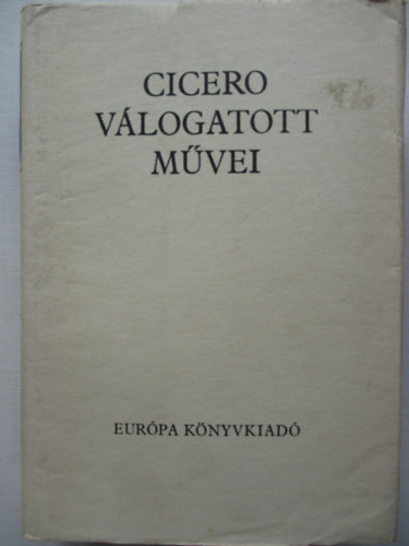 Cicero vlogatott mvei