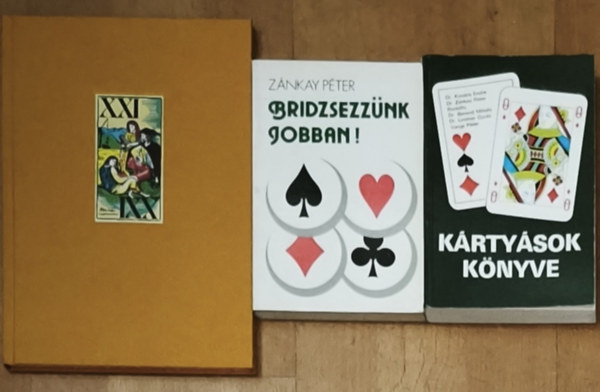 3db k�rtyaj�t�kokkal kapcsolatos k�nyv - R�gi j�t�kk�rty�k-Magyar �s k�lf�ldi k�rtyafest�s XV.-XIX. sz�zad, K�rty�sok k�nyve, Bridzsez�nk jobban!