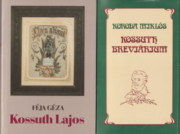 2 db knyv Kossuth Lajosrl: Kossuth brevirium + Kossuth Lajos