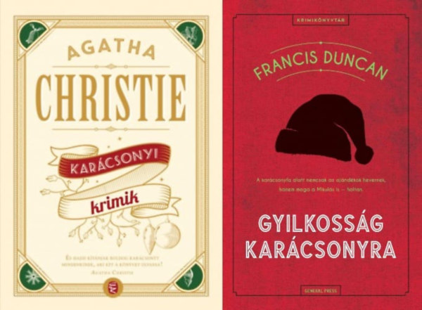 2 krimi:  Karcsonyi krimik + Gyilkossg karcsonyra