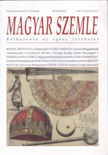 Magyar Szemle XXVI. 7-8.szm (2017.augusztus)