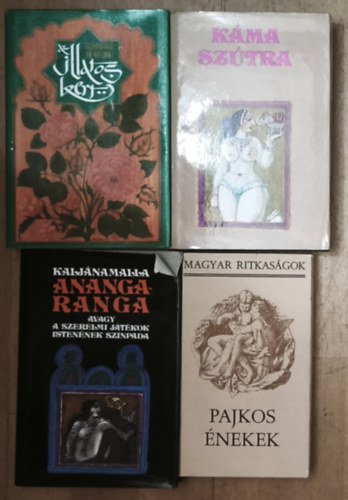 4db erotikus tartalm� m� - Pajkos �nekek, Anangaranga, K�ma-sz�tra, Az illatos kert