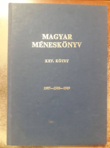 Magyar mnesknyv XXV. ktet 1987-1988-1989