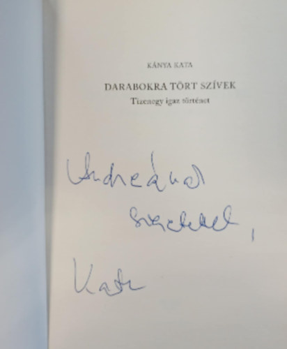 K�nya Kata - Darabokra t�rt sz�vek