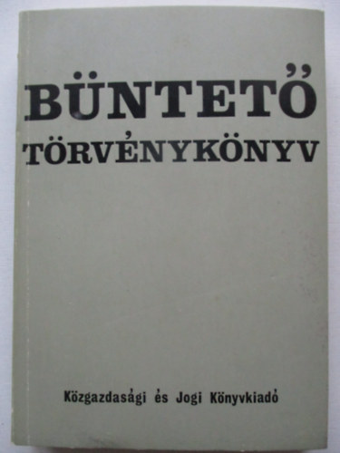 B�ntet� T�rv�nyk�nyv