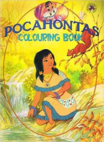 Pocahontas colouring book