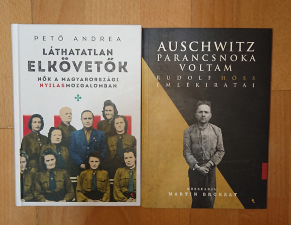 2 k�nyv h�botr�s b�n�s�kr�l: Auschwitz parancsnoka voltam, L�thatatlan elk�vet�k