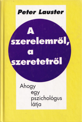 A szerelemrl, a szeretetrl