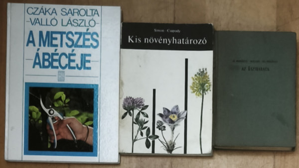 3db kert�szked�ssel, termeszt�ssel kapcsolatos k�zik�nyv - Az �szibarack, Kis n�v�nyhat�roz�, A metsz�s �b�c�je
