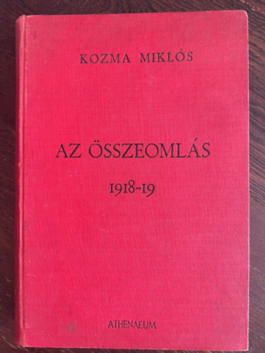 Az sszeomls 1918-19