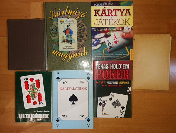 7 knyv a krtyzsrl: Ultikdex, Texas Hold1em Poker, Krtyajtkok, Versenybridzs, Bridzsjtk s ellenjtk, Krtyajtkok, krtyz magyarok