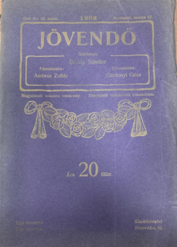 Jvend 1908. 13. szm (Els vfolyam)