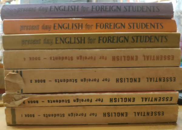 7 db Essential English for Foreign Students Book 1-4 + Present Day English for Foreign Students Book 1-3