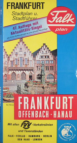 Frankfurt Stadtplan und Stadtfhrer 1: 16500 - 1: 27500