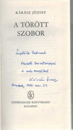 A trtt szobor- dediklt