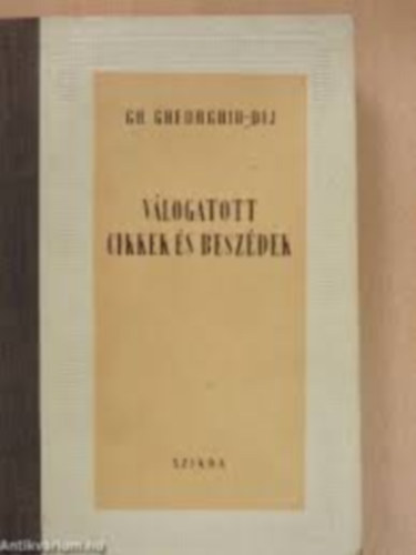 Vlogatott cikkek s beszdek