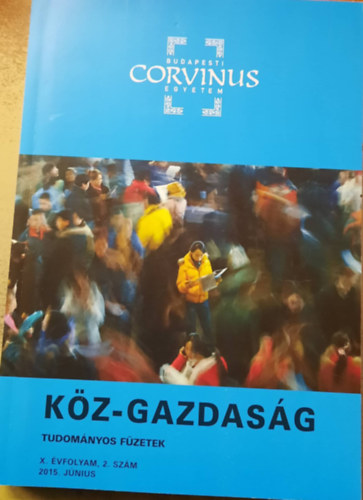 Kz-gazdasg - Tudomnyos fzetek X. vfolam 2.szm 2015.jnius