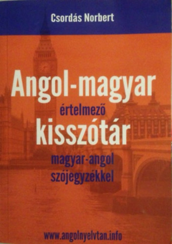 Angol-magyar rtelmez kissztr magyar-angol szjegyzkkel