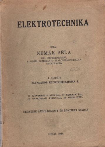 Elektrotechnika I. - ltalnos elektrotechnika