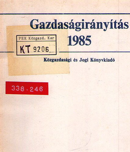 Gazdasgirnyts 1985