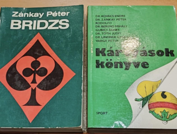 2 db krtyajtk knyv: Bridzs + Krtysok knyve