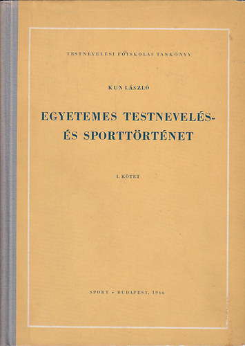 Egyetemes testnevels- s sporttrtnet I.