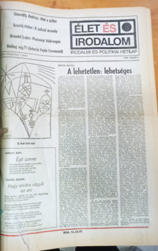 let s irodalom XXXIV. vfolyam 1990. 2 ktetben (teljes)