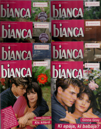 8 db Bianca fzet egytt: 151, 152, 153, 154, 156, 157, 158, 160. lapszmok.