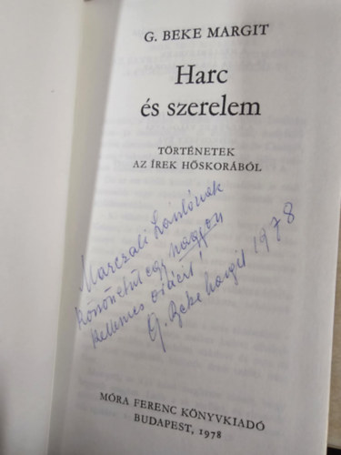 Harc �s szerelem - Dedik�lt!
