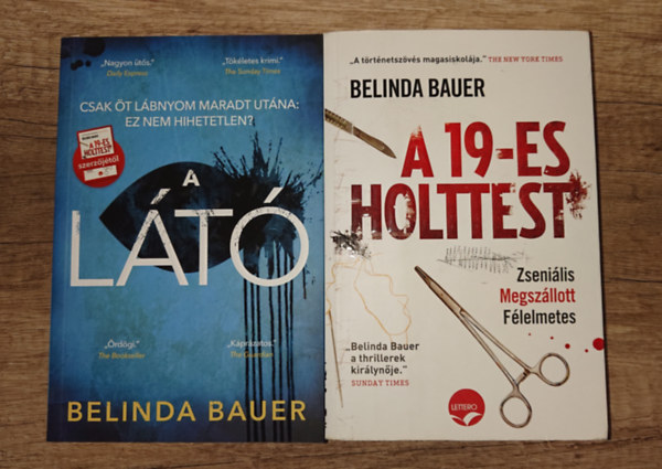 2 kiv�l� thriller Belinda Bauert�l: A 19-es holttest, A l�t�