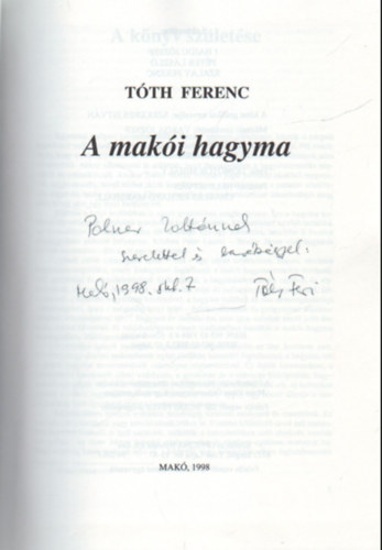 A maki hagyma 2.- dediklt
